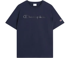 Vyriški marškinėliai Champion SS Tee tamsiai mėlyna 222992 BS501 (S)