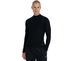 Vyriški marškinėliai longsleeve 4F M417 tamsiai juoda 4FWAW25TFLOM417 20S (L/XL)
