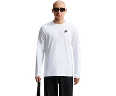 Vyriški marškinėliai Nike Club Tee LS balta AR5193 100 (XL)