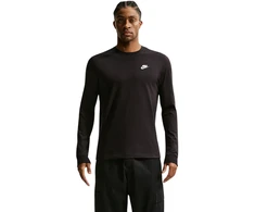 Vyriški marškinėliai Nike Club Tee LS juoda AR5193 010 (S)