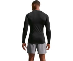 Vyriški Nike Dri-FIT Pro ilgomis rankovėmis marškinėliai, juodi