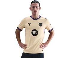 Vyriški marškinėliai Nike FC Barcelona 2025/26 Match Away smėlio sp. HJ4554 784 (M)