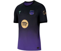 Vyriški marškinėliai Nike FC Barcelona 2026/27 Match Away juoda-violetinė II2752 505 (S)