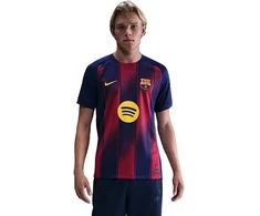 Vyriški marškinėliai Nike FC Barcelona Stadium Home 25/26 tamsiai mėlyna HJ4590 456 (M)