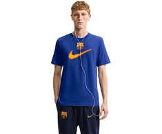 Vyriški marškinėliai Nike FC Barcelona Swoosh mėlyna IQ5042 455 (XL)
