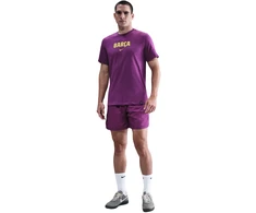 Vyriški marškinėliai Nike FC Barcelona Wordmark Tee violetinė HQ8406 595 (XS)
