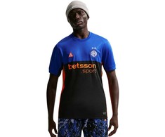 Vyriški marškinėliai Nike Inter Mediolan 2026 Stadium SE juoda-mėlyna IM6998 413 (XL)