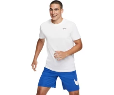 Vyriški marškinėliai Nike Nk Df Te Dfc Crew Solid balta AR6029 100 (M)