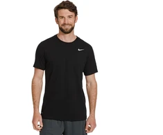 Vyriški marškinėliai Nike Nk Df Te Dfc Crew Solid juoda AR6029 010 (2XL)