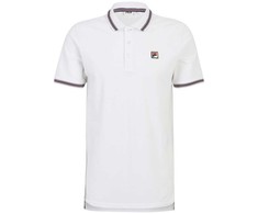 Fila Holdings Vyriški marškinėliai polo Fila Lubbeek balta FAM0898 10001 (XL)