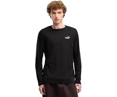 Vyriški marškinėliai Puma ESS No. 1 Logo Longsleeve Tee juoda 682546 01 (L)