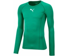 Vyriški marškinėliai Puma Liga Baselayer Tee LS žalia 655920 05 (XL)