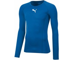 Vyriški marškinėliai Puma Liga Baselayer Tee LS mėlyna 655920 02 (XL)
