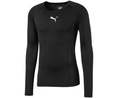 Vyriški marškinėliai Puma Liga Baselayer Tee LS juoda 655920 03 (M)