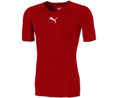 Vyriški marškinėliai Puma LIGA Baselayer SS raudona 655918 01 (M)