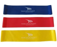 Yakimasport Gumy fitness Yakima Sport 3 vnt. geltona, raudona, mėlyna 100114