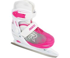 Łyżwy Roces Jokey Ice X balta ir-rožinė 450746 001 (30-33)