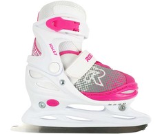 Łyżwy Roces Jokey Ice X balta ir-rožinė 450746 001 (30-33)