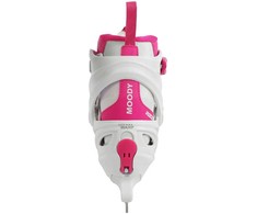 Łyżwy Roces Moody Ice X balta ir-rožinė 450744 001 (30-35)