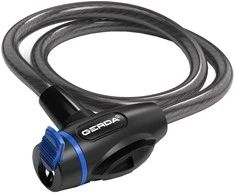 Gerda dviračio užrakto kilpa, kėbulas, apvalus juoda Flex 650/10T