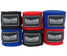 Bandaż bokserski Evolution SB-300 juoda