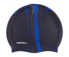 Plaukimo kepuraitė silikonowy Crowell Multi Flame juoda-mėlyna kol.01