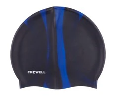 Plaukimo kepuraitė silikonowy Crowell Multi Flame juoda-mėlyna kol.01
