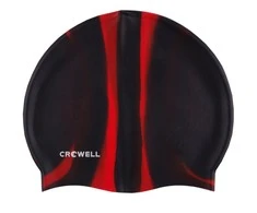 Maudymosi Kepuraitės Silikonas Crowell Multi Flame Juodai Raudonas Col.02
