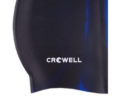 Plaukimo kepuraitė silikonowy Crowell Multi Flame juoda-mėlyna kol.01