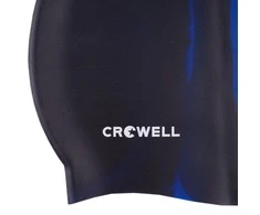 Plaukimo kepuraitė silikonowy Crowell Multi Flame juoda-mėlyna kol.01