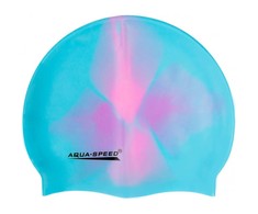 Plaukimo kepuraitė Aqua-Speed Bunt tęczowy kol. 36