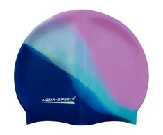 Plaukimo kepuraitė Aqua-Speed Bunt tęczowy kol. 40
