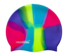 Plaukimo kepuraitė Aqua-Speed Bunt tęczowy kol. 44