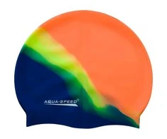 Plaukimo kepuraitė Aqua-Speed Bunt tęczowy kol. 48