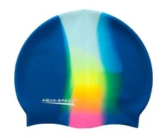 Plaukimo kepuraitė Aqua-Speed Bunt tęczowy kol. 67