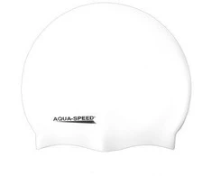Plaukimo kepuraitė Aqua-Speed Mega balta 05 100