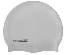 Plaukimo kepuraitė Aqua-Speed Mega sidabrinė 26 100