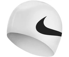 Nike Os Big Swoosh plaukimo kepuraitė balta NESS8163-100