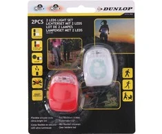 Dunlop - Silikoninių LED žibintų komplektas priekyje ir gale