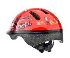 Dviratininko šalmas Meteor KS06 Firetracker rozm. S 48-52 cm raudona 24837