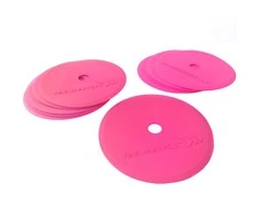 Yakimasport Yakima Sport lauko žymeklių rinkinys plokščias 10 vnt rožinis 100581