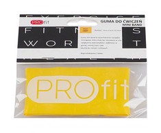 Profit Mini Band 50cm x 5cm x 0,5mm geltona guma