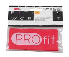 Profit Mini Band 50cm x 5cm x 0,6mm raudona guma