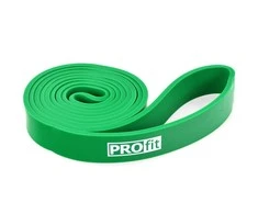 Pasipriešinimo guma Profit Power Band, žalia, 208x0,45x2,9 cm SL2607