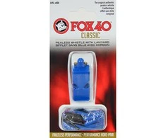 Fox40 Švilpukas Fox 40 Classic Safety mėlyna + virvutė 9903-0508
