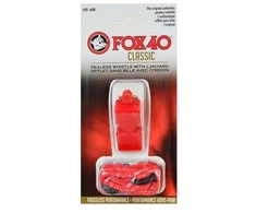 Švilpukas Fox 40 Classic Safety raudona + virvutė 9903-0108