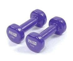 Vinilo Hanteliai Profit Violetinis 2x0,75kg DK 4102