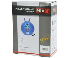Šokinėjimo Kamuolys "Profit" 65cm Mėlynas DK 2103