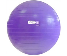 Gimnastikos Kamuolys "Profit" 85cm Violetinis Su Pompa DK 2102