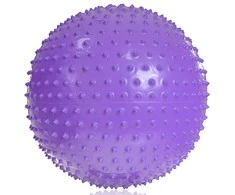 Kamuolys gimnastyczna su masażem Profit 55cm violetinė DK2104